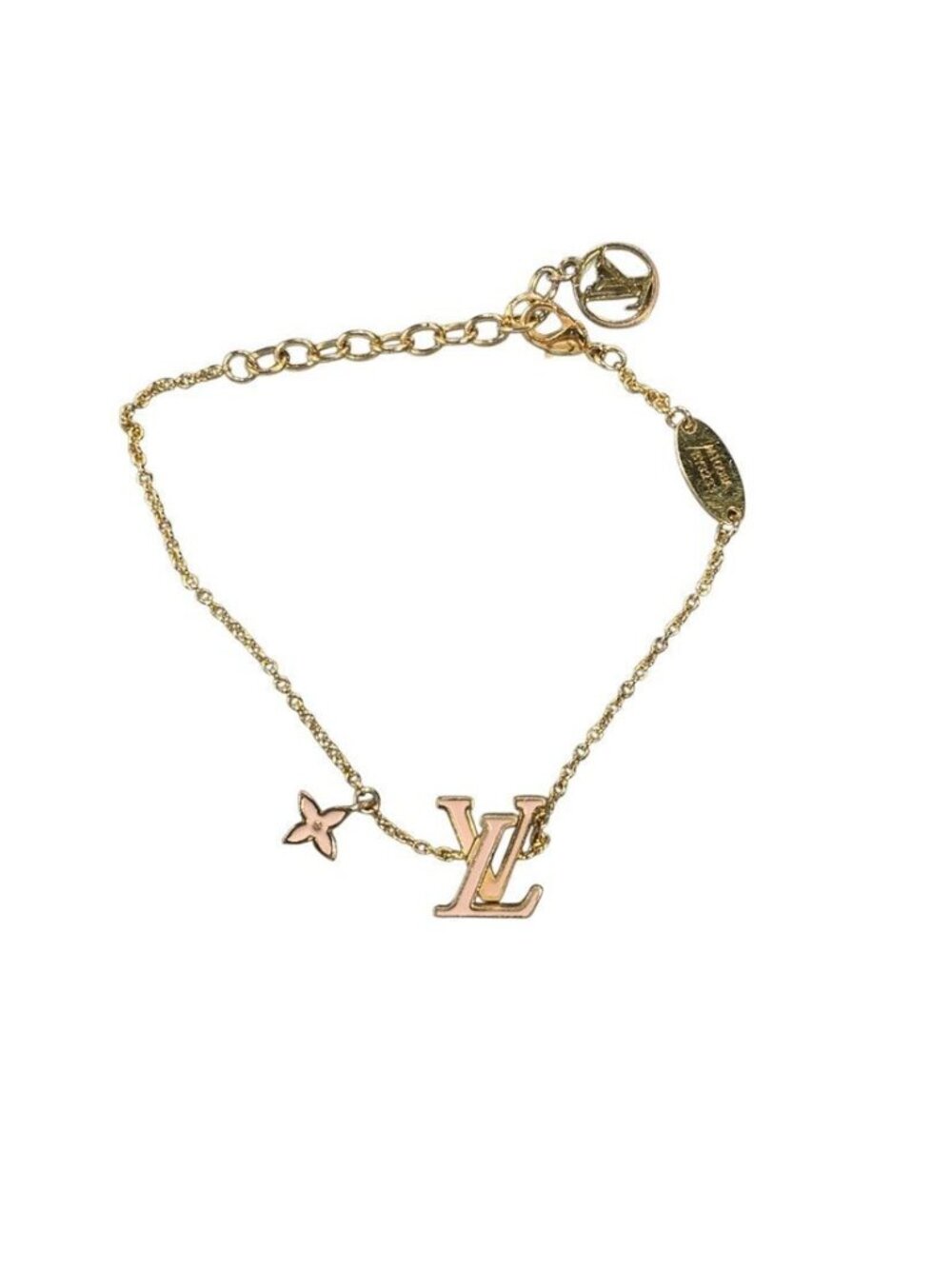 Louis Vuitton Bracelet LV Iconic Gold Plated Pink